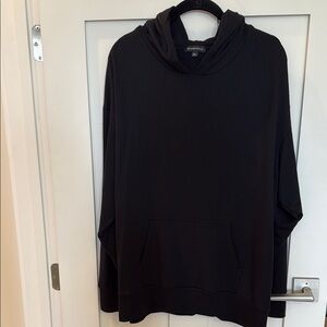 Beyond yoga Black Hoodie with Front Pocket